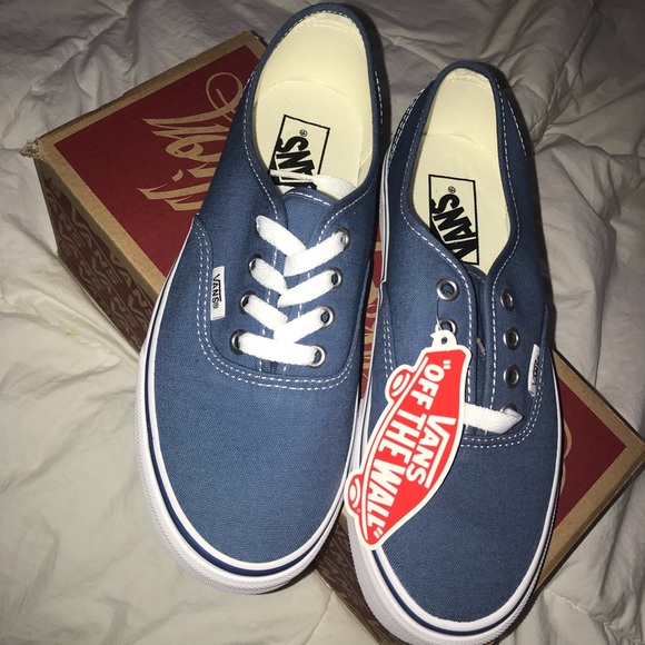 Vans Shoes Employee Exclusive Navy Authentic Vans Brand New Poshmark